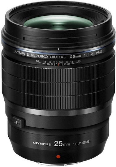 Olympus Φωτογραφικός Φακός M.Zuiko Digital ED Σταθερός για Olympus 4/3 Mount Μαύρος