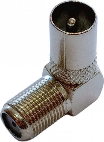 Jager F-Connector Female to Coaxial Male Converter 1 Piece