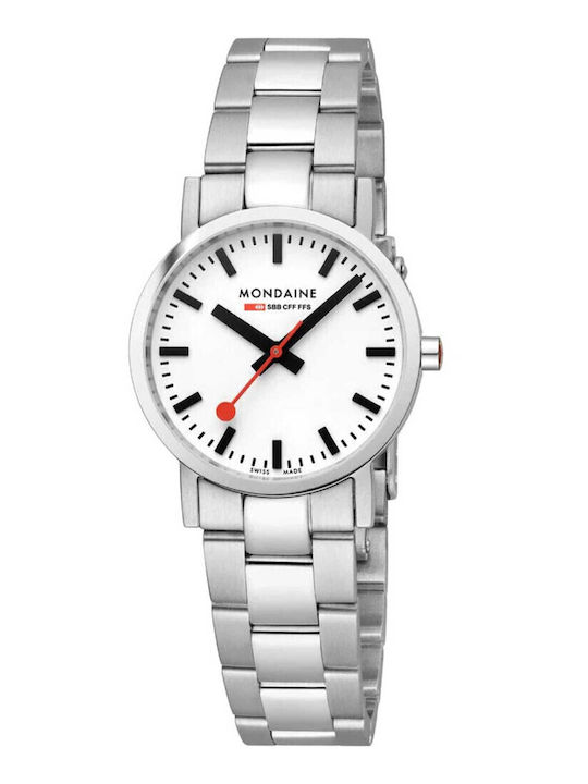 Mondaine Women's Watch with Silver Metal Bracelet