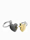 Metalmorphose Mtm306-01 Μπρελοκ Heart Puzzle Gold & Bullet