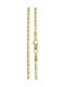 Mertzios.gr Gold Chain Neck 9K Thin Thickness 2.1mm and Length 55cm