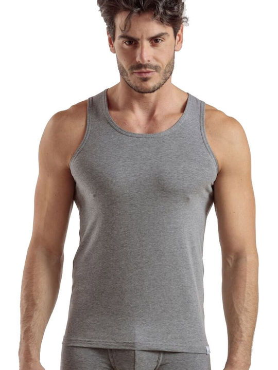Enrico Coveri Men's Undershirt Grey