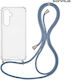 Sonique Armor Clear Silicone Case with Cord for...
