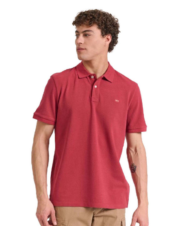 Funky Buddha Polo T-Shirt Rot