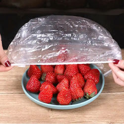 Set 100 Transparent Disposable Cap Bags Abyz