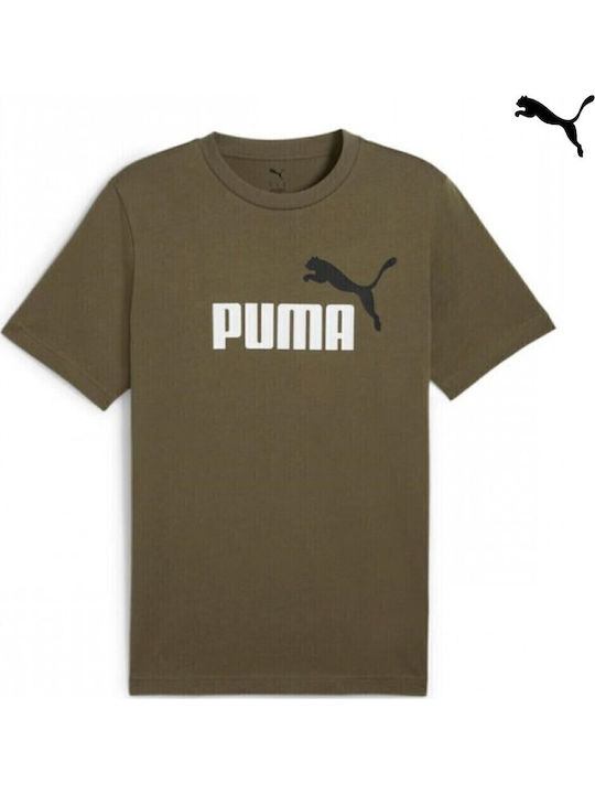 PUMA Essentials T-shirt Χακί