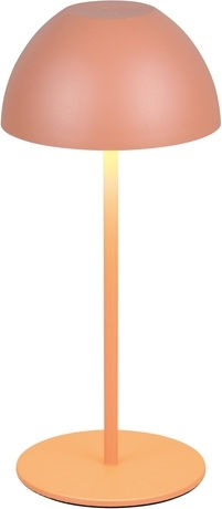 Trio Lighting Πλαστικό Πορτατίφ LED με Πορτοκαλί Καπέλο και Βάση