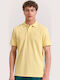 Polo Kurzarmbluse Yellow