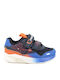 Kids Sneakers Anatomic with Scratch & Lights Blue