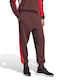 Essentials Colorblock Παντελόνι Φόρμας με Λάστιχο Red