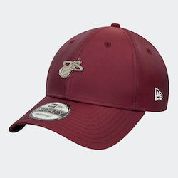 New Era Miami Heat Nba Tech Forty Adjustable Cap Καπέλο Μπορντό