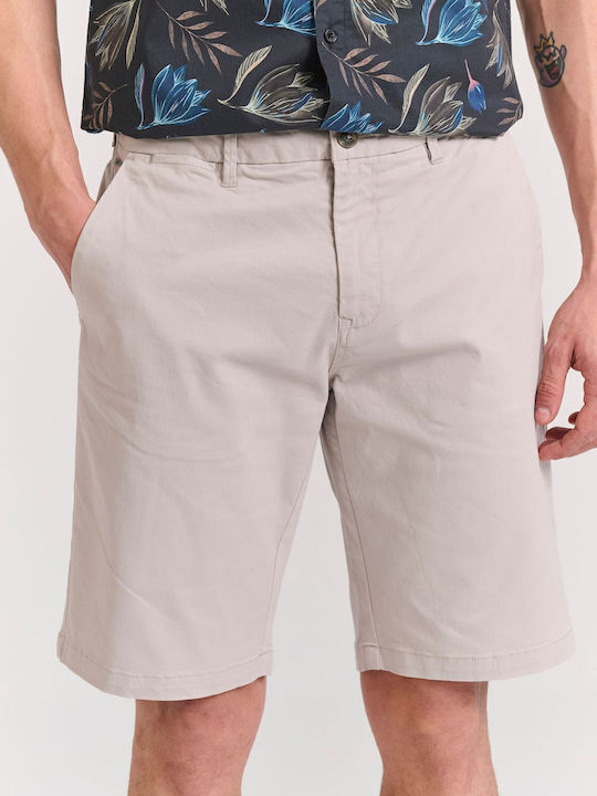 Funky Buddha Men's Shorts Chino Mist Grey