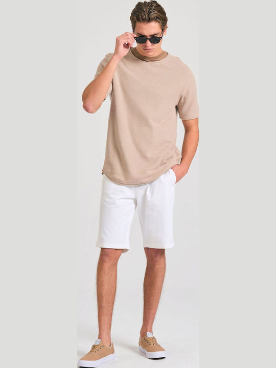 Funky Buddha Men's Shorts Chino White