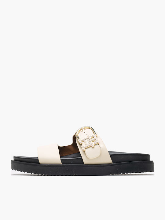 Sandale Casual Damă Din Piele Bej