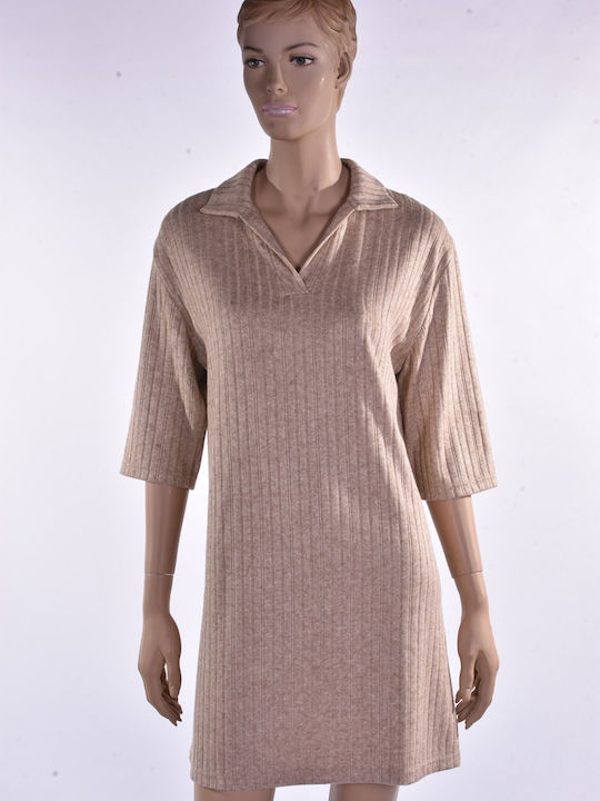 Knitted Beige Dress