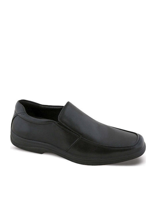 Men's Leather Loafers Black