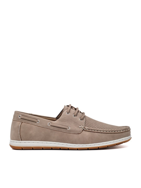 Antonio Donati Men's Boat Shoes Beige