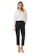 Women's Fabric Trousers Black