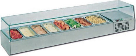 Karamco Фризерна Витрина Настолна 150x39.5x43.5см Vetro 6