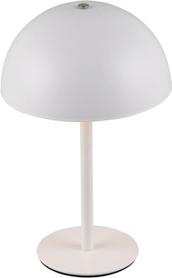 Trio Lighting Metal Table Lamp LED with White Shade and Base