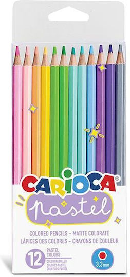 Carioca Ξυλομπογιές 12 Pastel Χρώματα 12 Τεμ