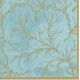 Σετ Xαρτοπετσέτες 20 Tεμαχίων "aqua Gilded Majonica" 12.5x12.5 Cm Caspari