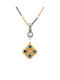 Dimitrios Exclusive Silber Halskette Blau