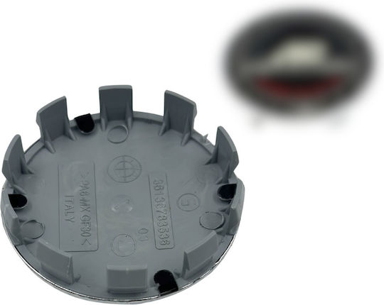 Zero-Wheel Capace Centru Roată Bmw cu Diametru Interior 68mm Negru 1buc