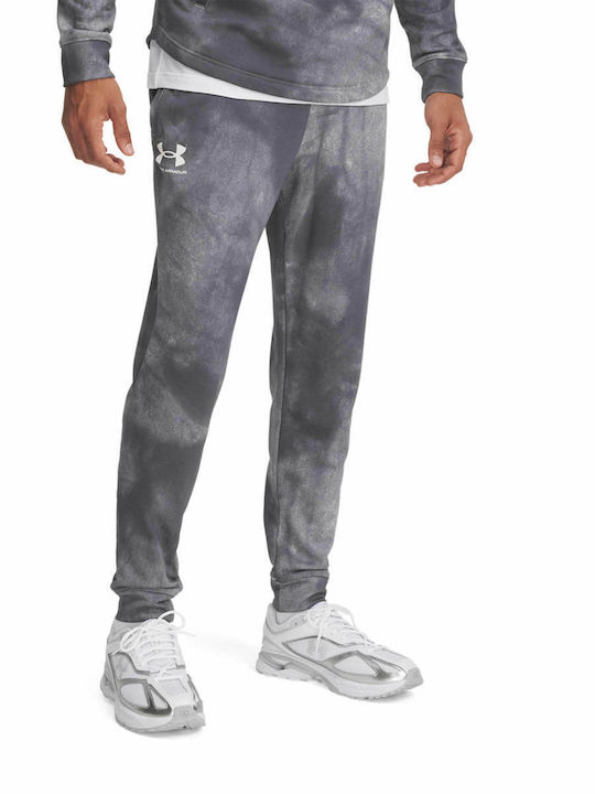 Ua Rival Terry Παντελόνι Φόρμας με Λάστιχο Grey