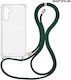 Sonique Armor Clear Silicone Case with Cord for...