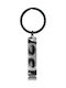 Keychain Photo Eyes Text Engraving Steel Black Ikey Bijou Box