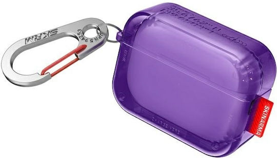 Skinarma Case Plastic in Purple color for Apple AirPods Pro 2