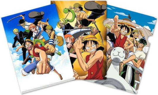 One Piece Clear File 3-set Classic Adventures