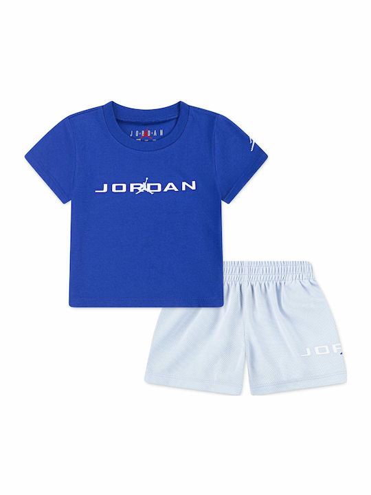 Jordan Kids' Set with Shorts Summer 2pcs Blue