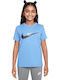 Tricou pentru copii Albastru deschis Sportswear