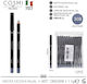 Cosmi Italia Милано Мек Молив за Очи 308 Синьо Отт