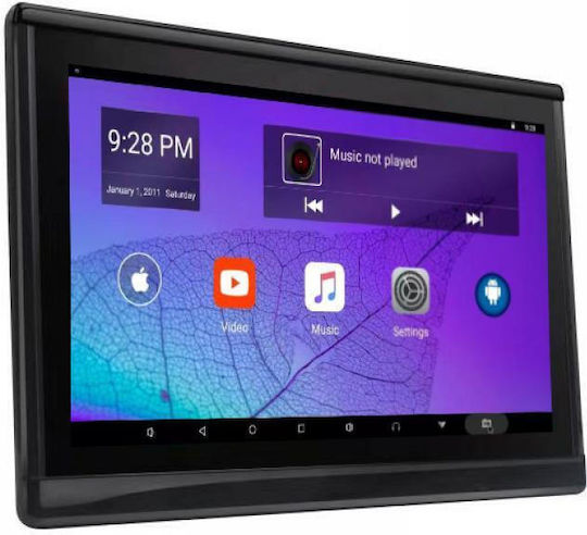 Seametal Hilfsbildschirm Für Autos Mit Touchscreen Multimedia Für Kopfstütze Mit Bluetooth GPS