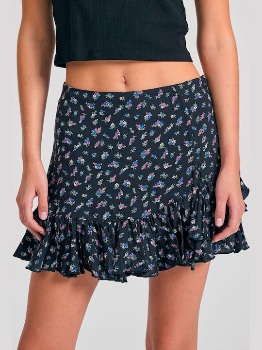 Mini Φούστα Floral Πολύχρωμη
