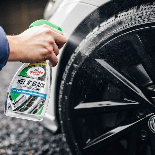 Turtle Wax Wet ‘n’ Σπρέι Γυαλίσματος / Κερώματος για Ελαστικά Αυτοκινήτου 500ml