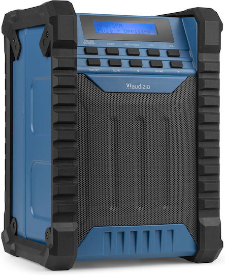 Audizio TEMI Jobsite Tabletop Radio Rechargeable DAB+ with Bluetooth Blue