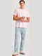 Trousers Chino in Regular Fit Light Blue