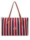 Leder Damentasche Schultertasche Mehrfarbig