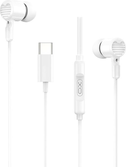 XO XO-EP81 In-Ear Freisprecheinrichtung Kopfhörer mit Stecker USB-C Weiß