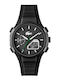 Lacoste Digital Women's Watch Chronograph with Black Rubber Strap