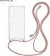 Sonique Armor Clear Silicone Case with Cord for...