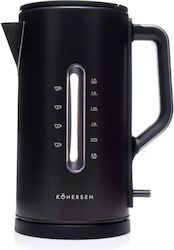 Kohersen Modern 1.7lt με Ισχύ 3000W Μαύρος