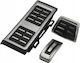 NTY Car Pedal Set Non Slip for VW Golf / Passat Silver 3 Pieces