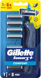 Gillette Sensor 3+ Comfort 8τμχ