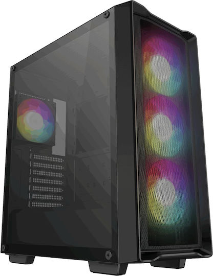 Deepcool CC560 V2 Mesh Gaming Midi Tower Computer Case with Side Window Black