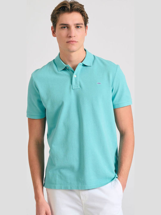 Funky Buddha Polo T-Shirt Türkis